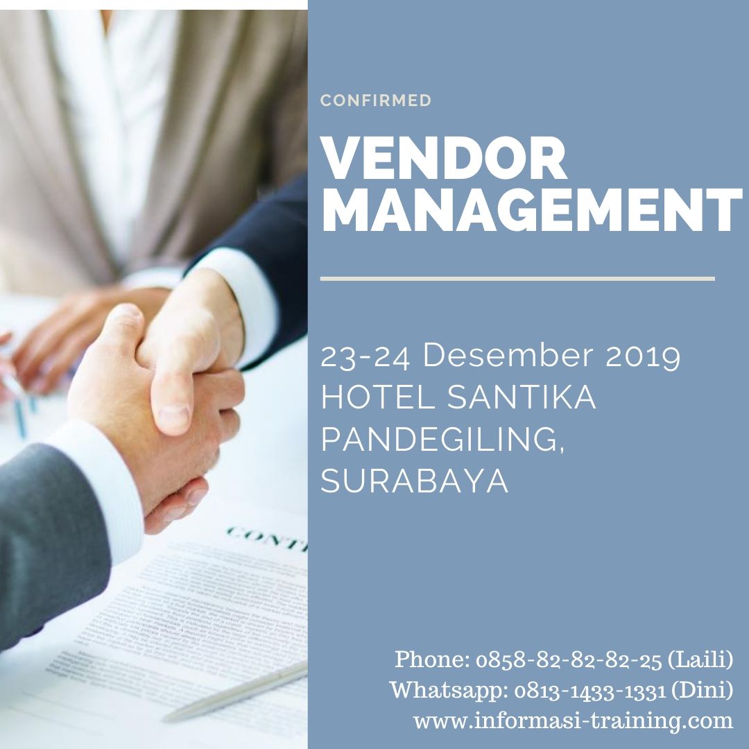 VENDOR MANAGEMENT – Pasti Jalan